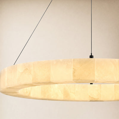 Soluna Alabaster Custom Round Chandelier