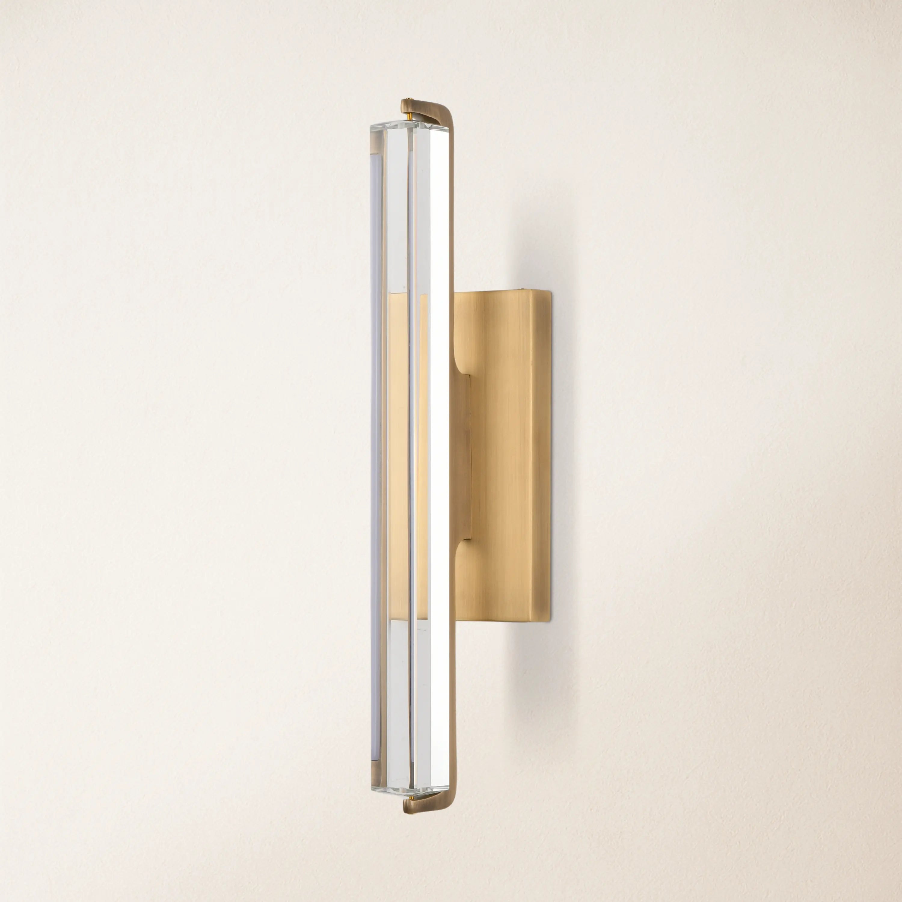 Clara Glow Crystal Single Wall Sconce 48cm