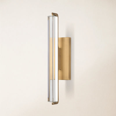 Clara Glow Crystal Single Wall Sconce 19"