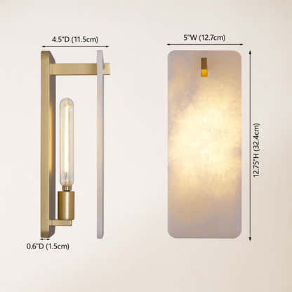 Lunara Alabaster Wall Sconce 32 cmH