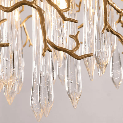 Aurevia Dome Glass Chandelier
