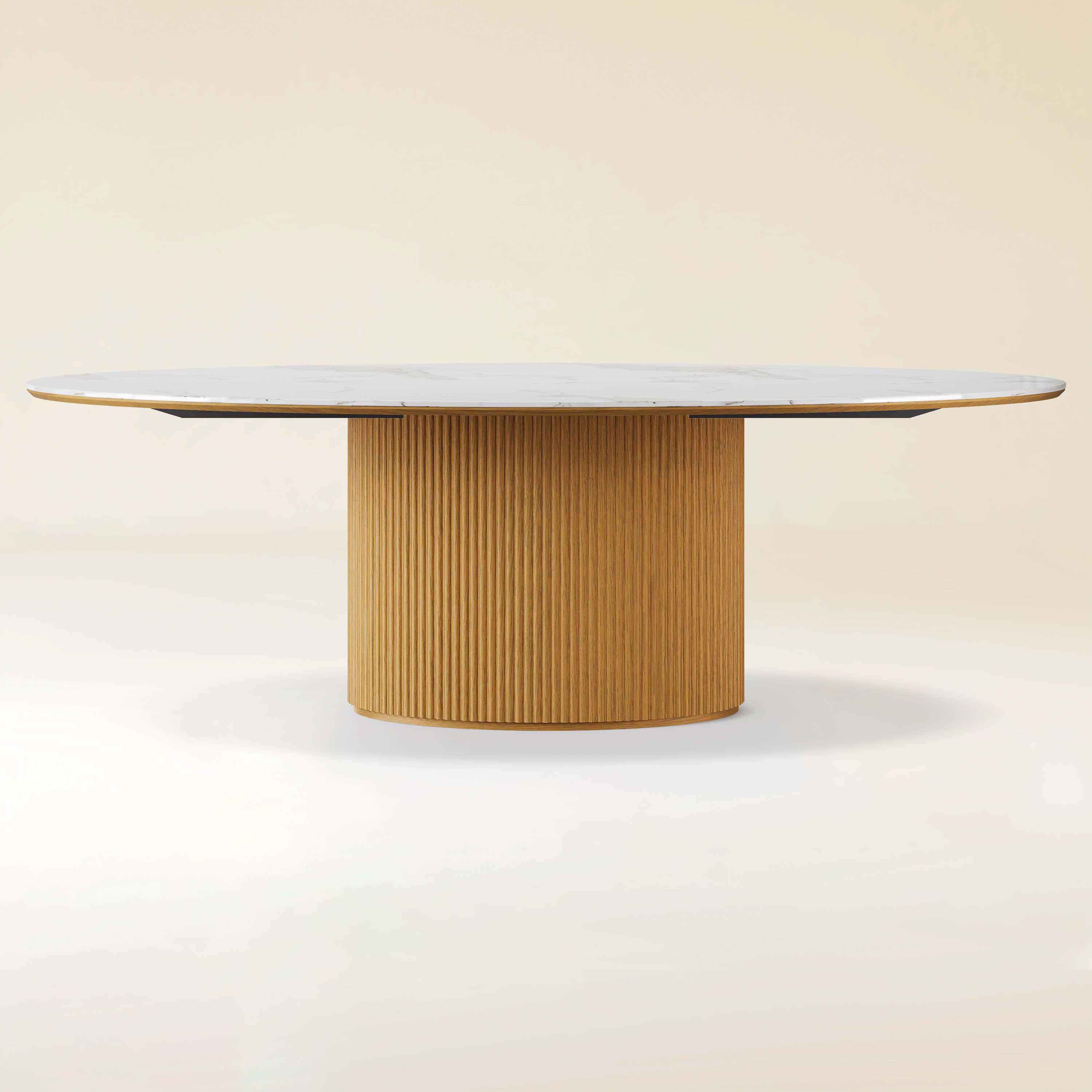 Marley Sintered Stone Dining Table 213cm
