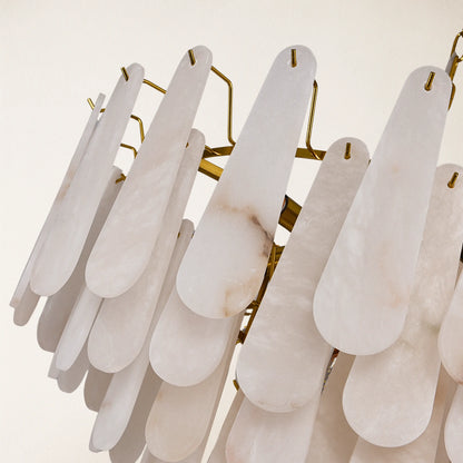 Caldera Alabaster Round Chandelier 80cm