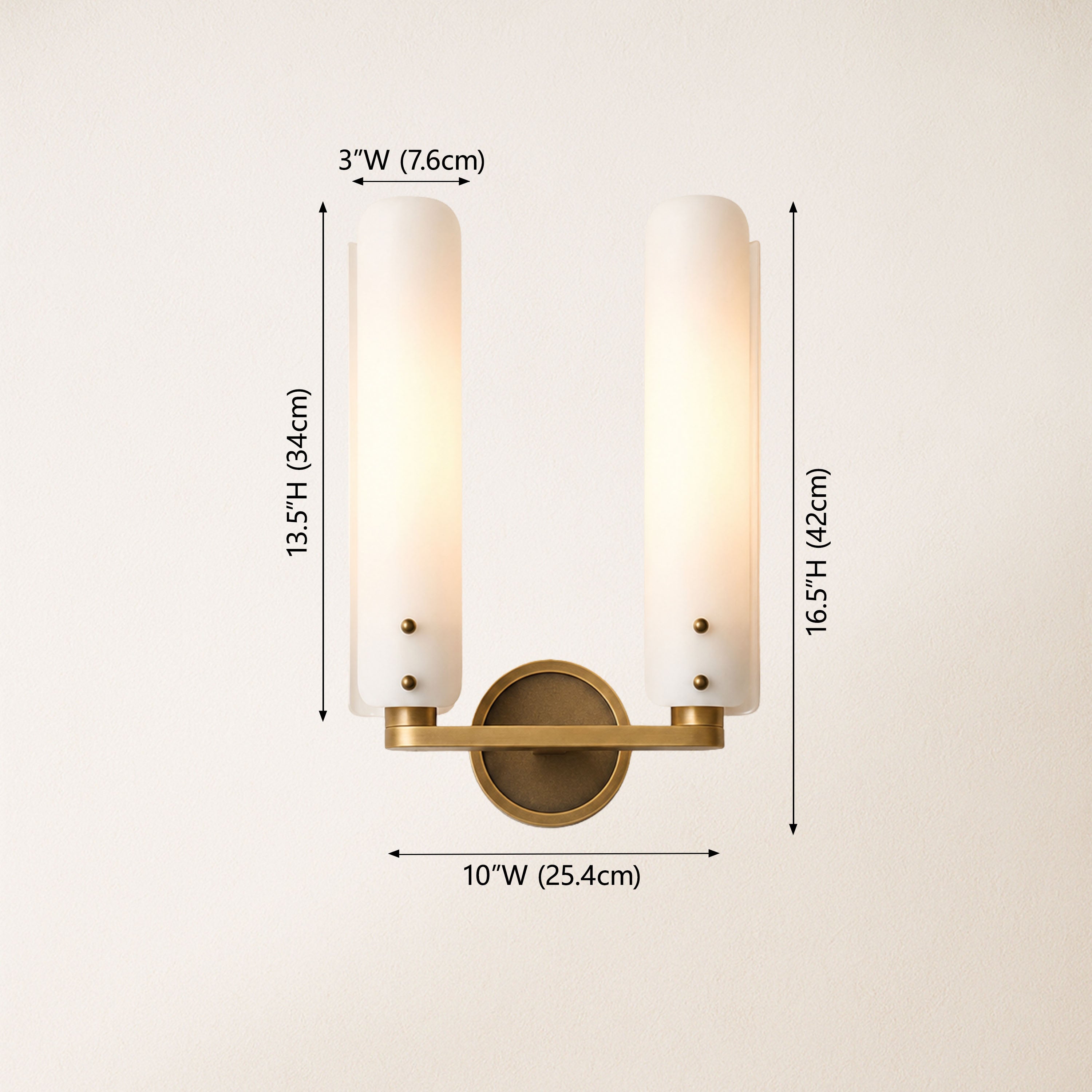 Wornak Glass Wall Lamp