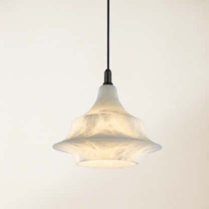 Bloom Alabaster Gleam Pendant 18cm D