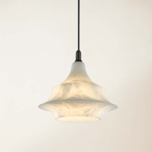 Bloom Alabaster Gleam Pendant 18cm D