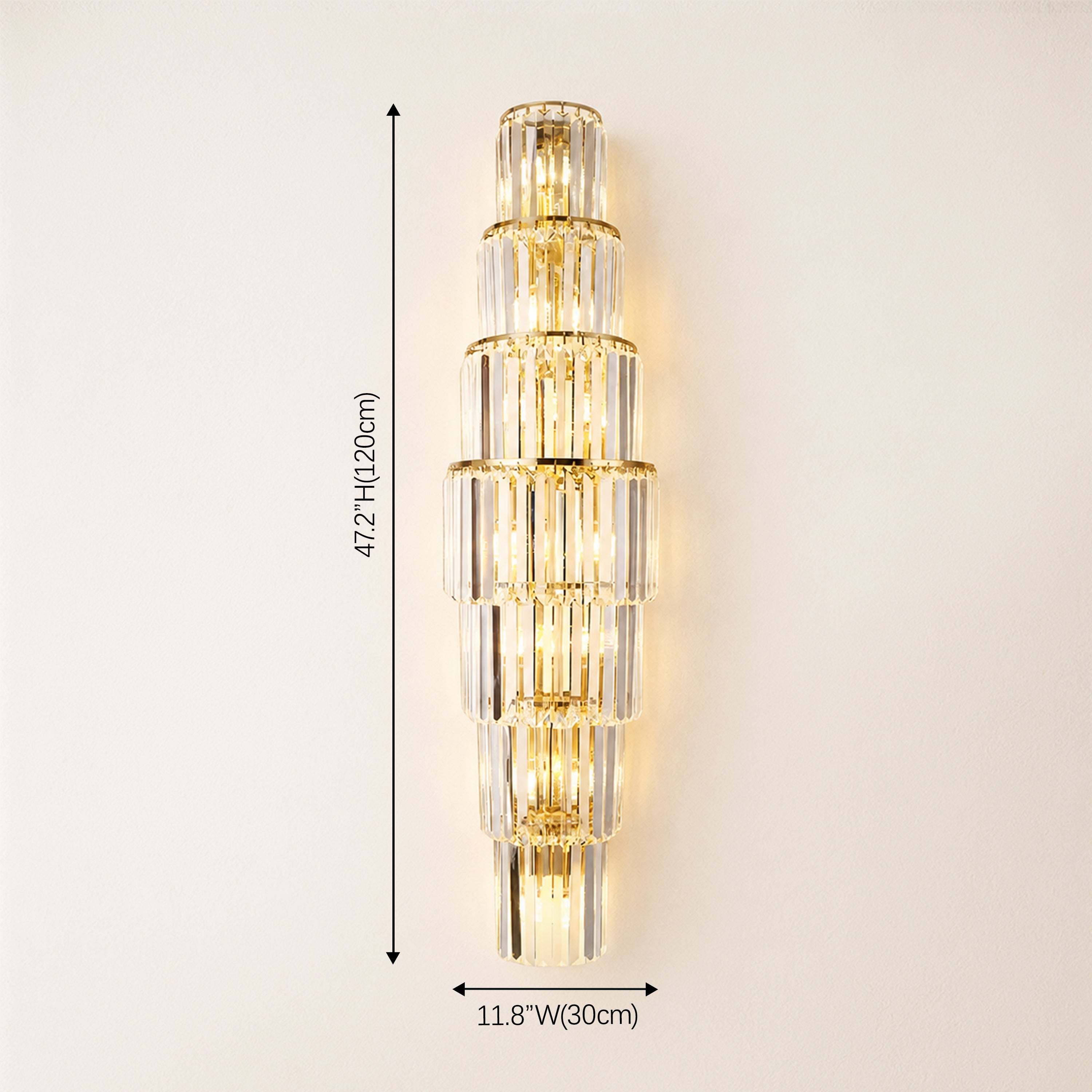 Elira Crystal Wall Lamp