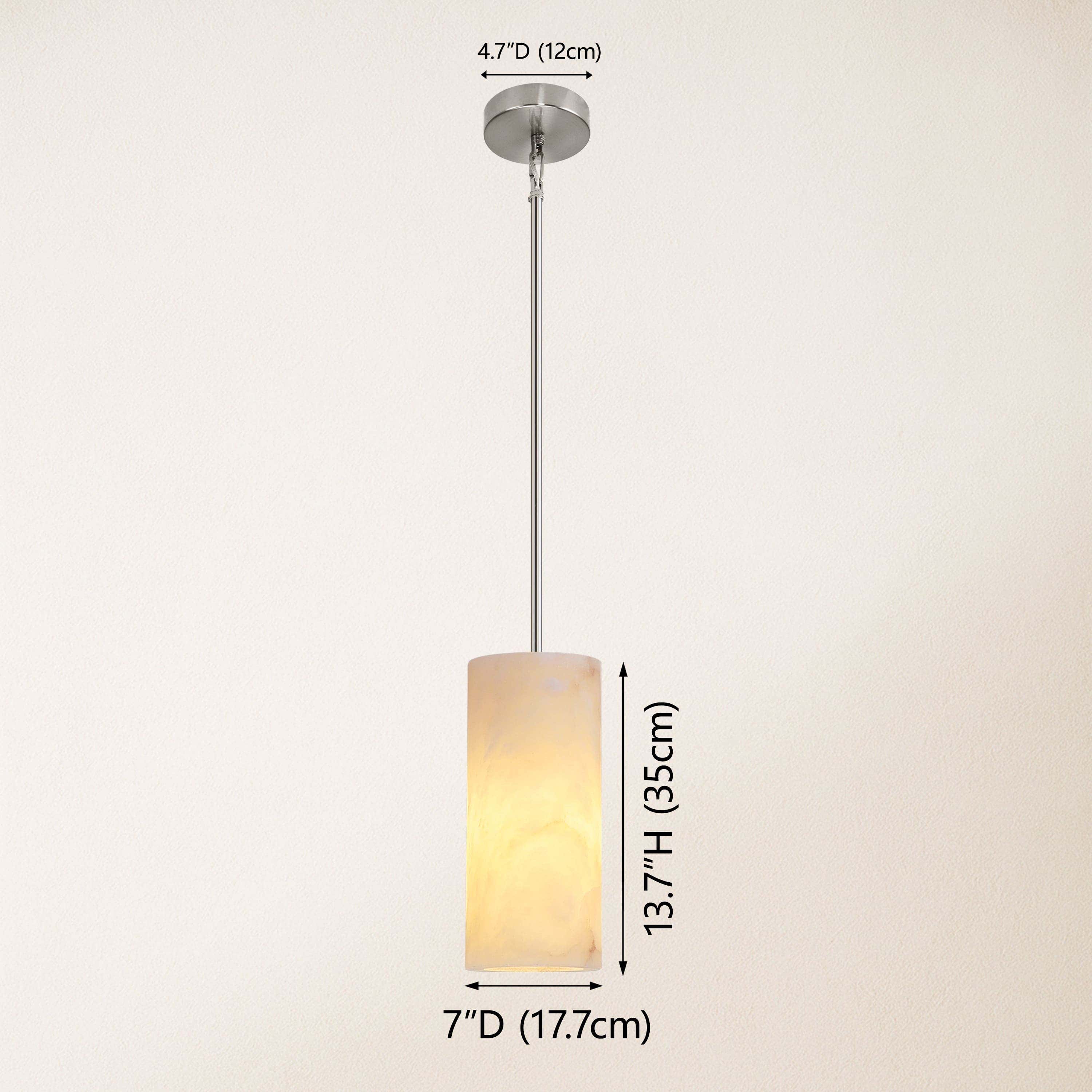 Arlo Alabaster Pendant Lights 17.7cm D