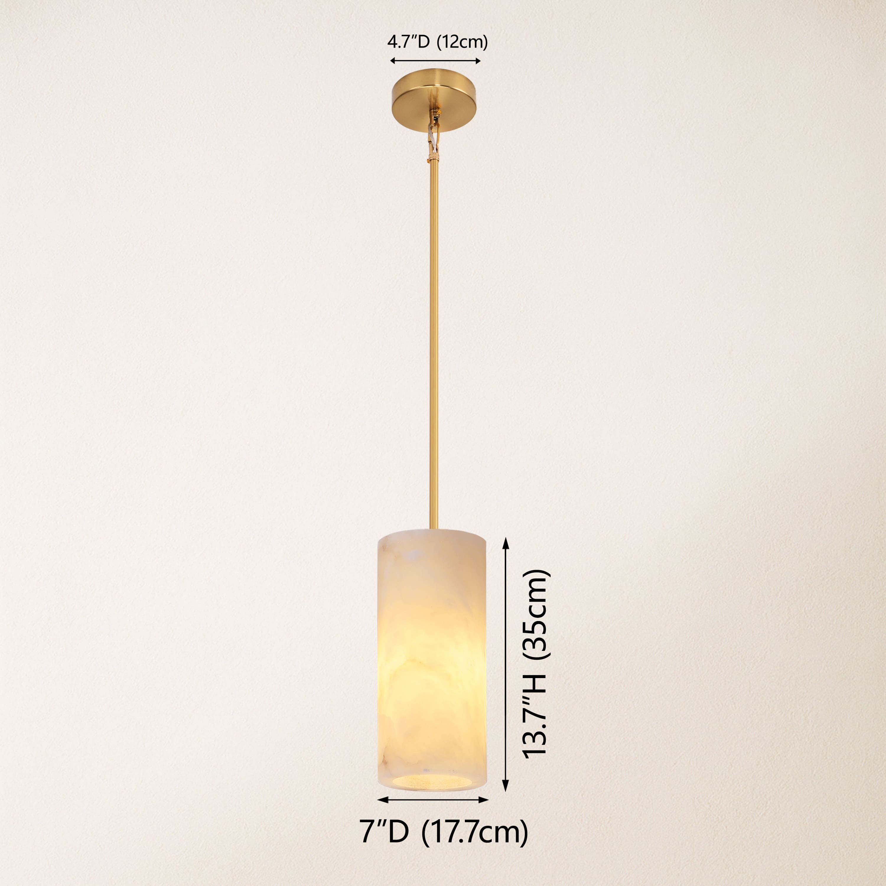 Arlo Alabaster Pendant Lights 17.7cm D