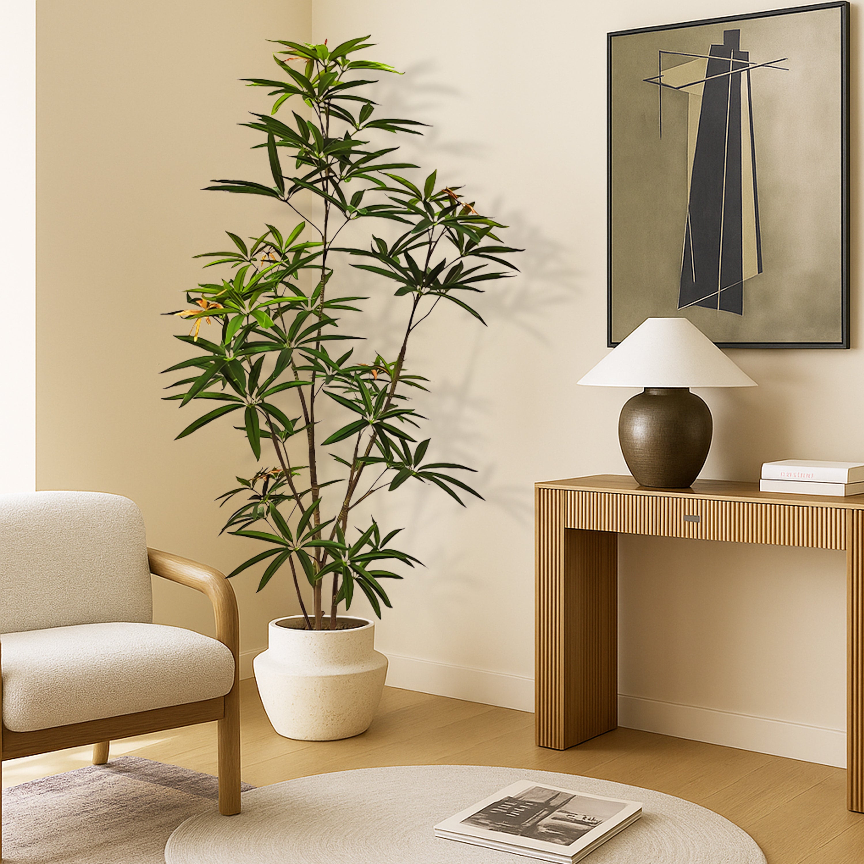 Faux Australian Umbrella Tree 180cm H