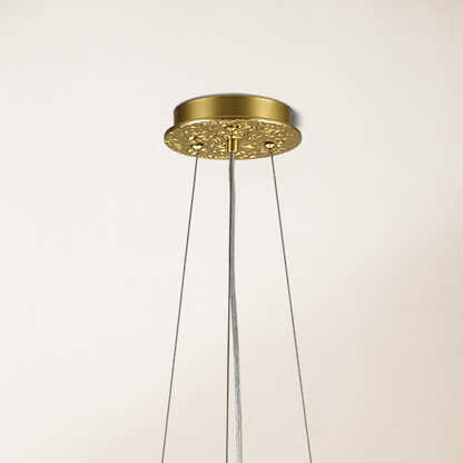 Frostleaf Crystal Cascade Branch Round Chandelier 76cm