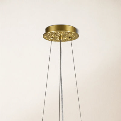 Frostleaf Crystal Cascade Branch Round Chandelier 76cm