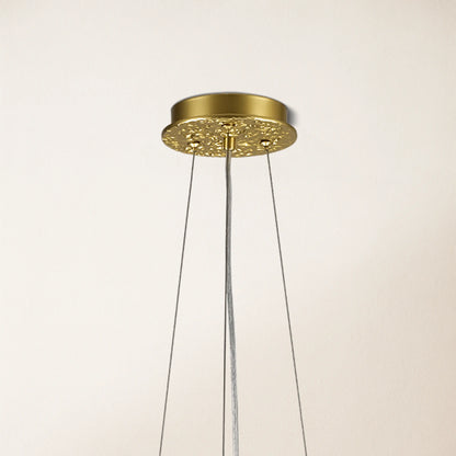 Frostleaf Crystal Cascade Branch Round Chandelier 76cm