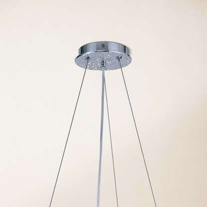 Frostleaf Crystal Cascade Branch Round Chandelier 76cm