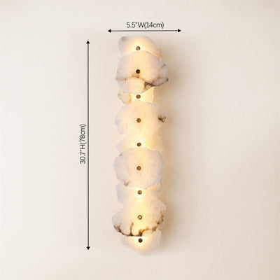 Arscelia Alabaster Linear Wall Sconce