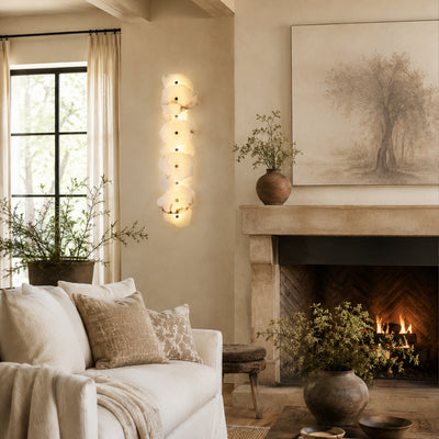 Arscelia Alabaster Linear Wall Sconce