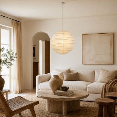 Hikari Paper Ball Pendant Lamp