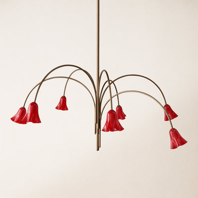 Florea Glass Art Chandelier