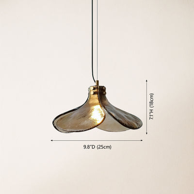 Eora Amber Glass Pendant Light