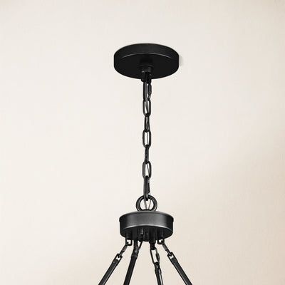 Vellum Crystal Round Chandelier 59"D
