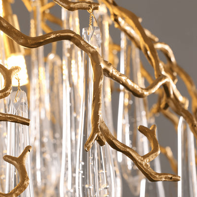 Aurevia Dome Glass Chandelier