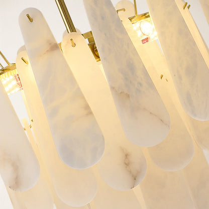 Caldera Alabaster Round Chandelier 55cm