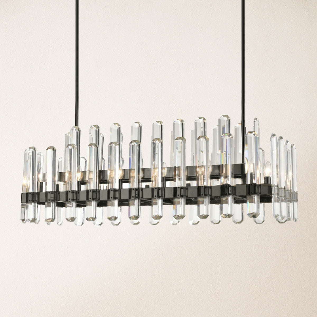 Clarion Rectangular Chandelier 122 cm L