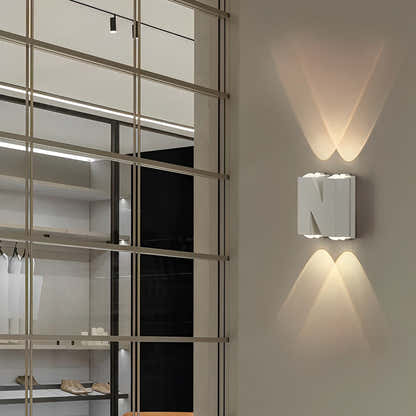 Lunaris Letters Outdoor Up Down Wall Light