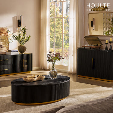 Holton Oak Media Console 240cm W