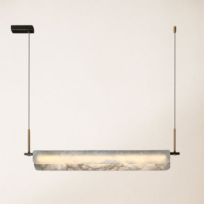 Seranova Alabaster Dining Linear Chandelier