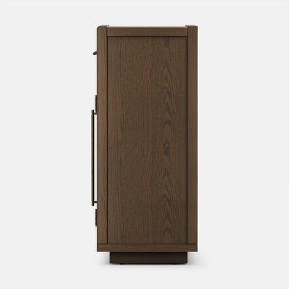 Alvar Arched 32" Oak Storage Cabinet with Drawers