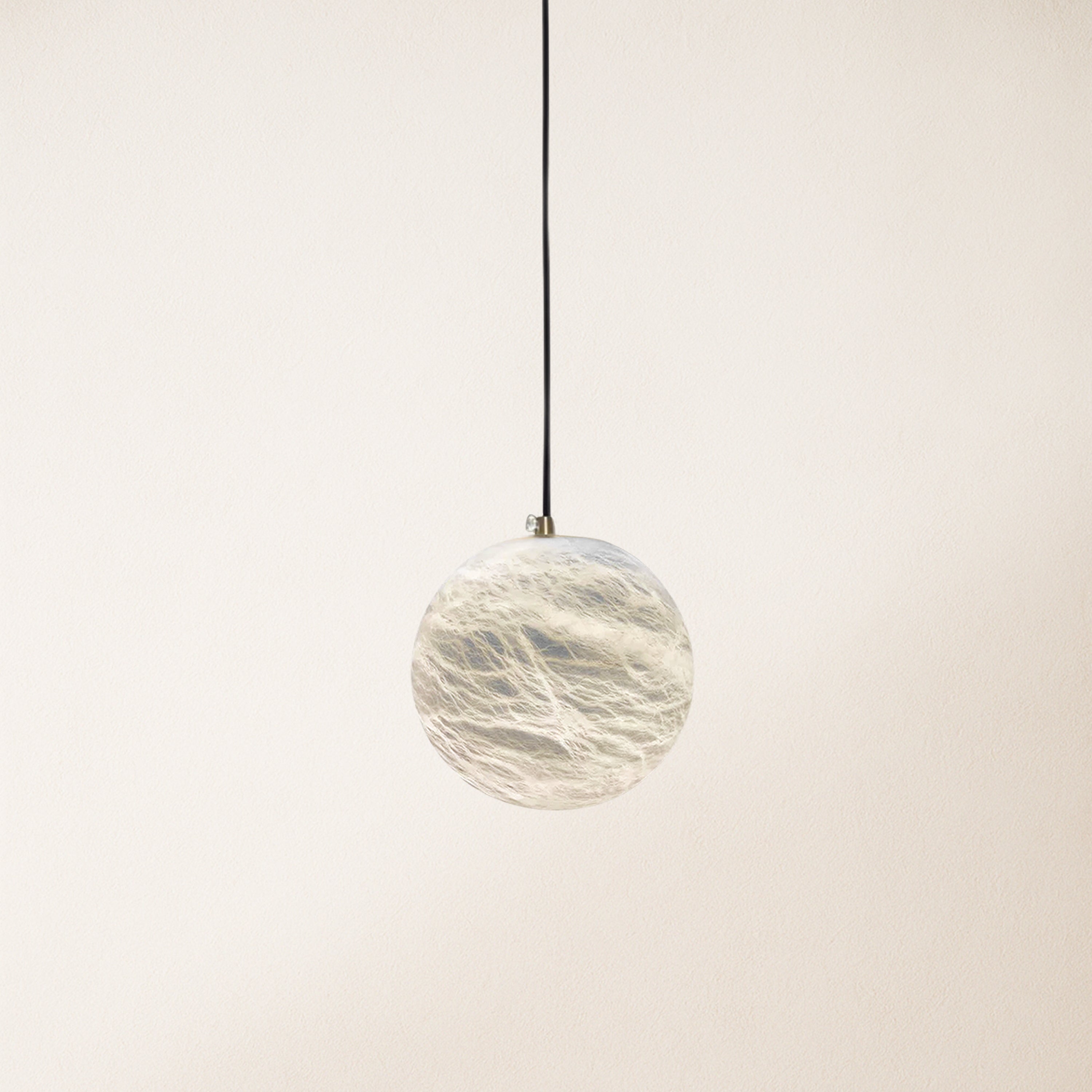 Nami Alabaster Global Ball Pendant Light 18cm D