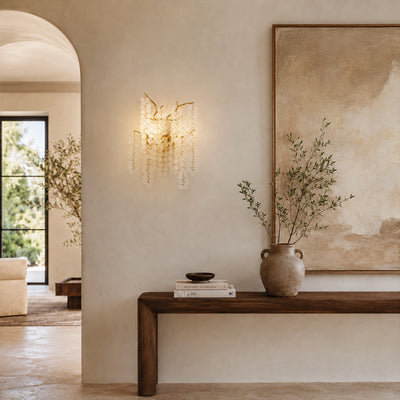 Shiro Noda Crystal Wall Lamp