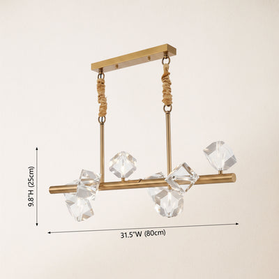 Stravon Radiant Structure Crystal Linear Chandelier