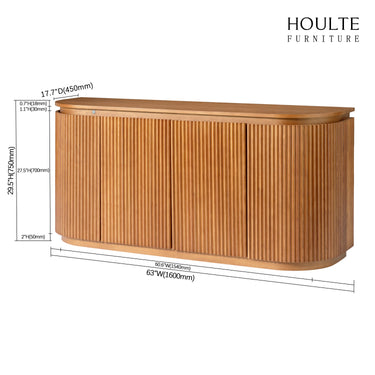 Ewan Oak Sideboard 63"