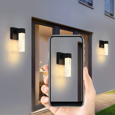 Aquatica Crystal Bubbles LED Outdoor Wall Light