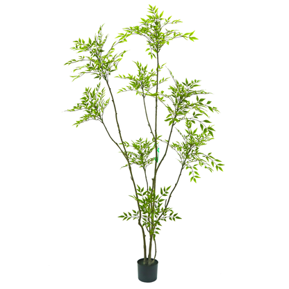 Faux Nandina Tree 210cm H