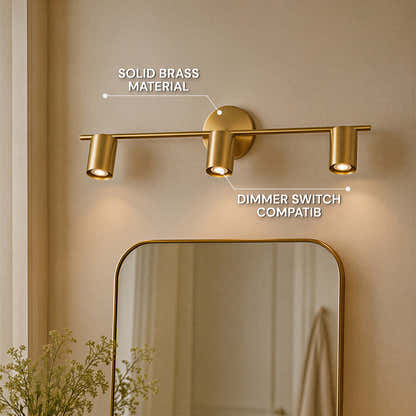 Erin Cylindrical 3-Light Wall Sconce