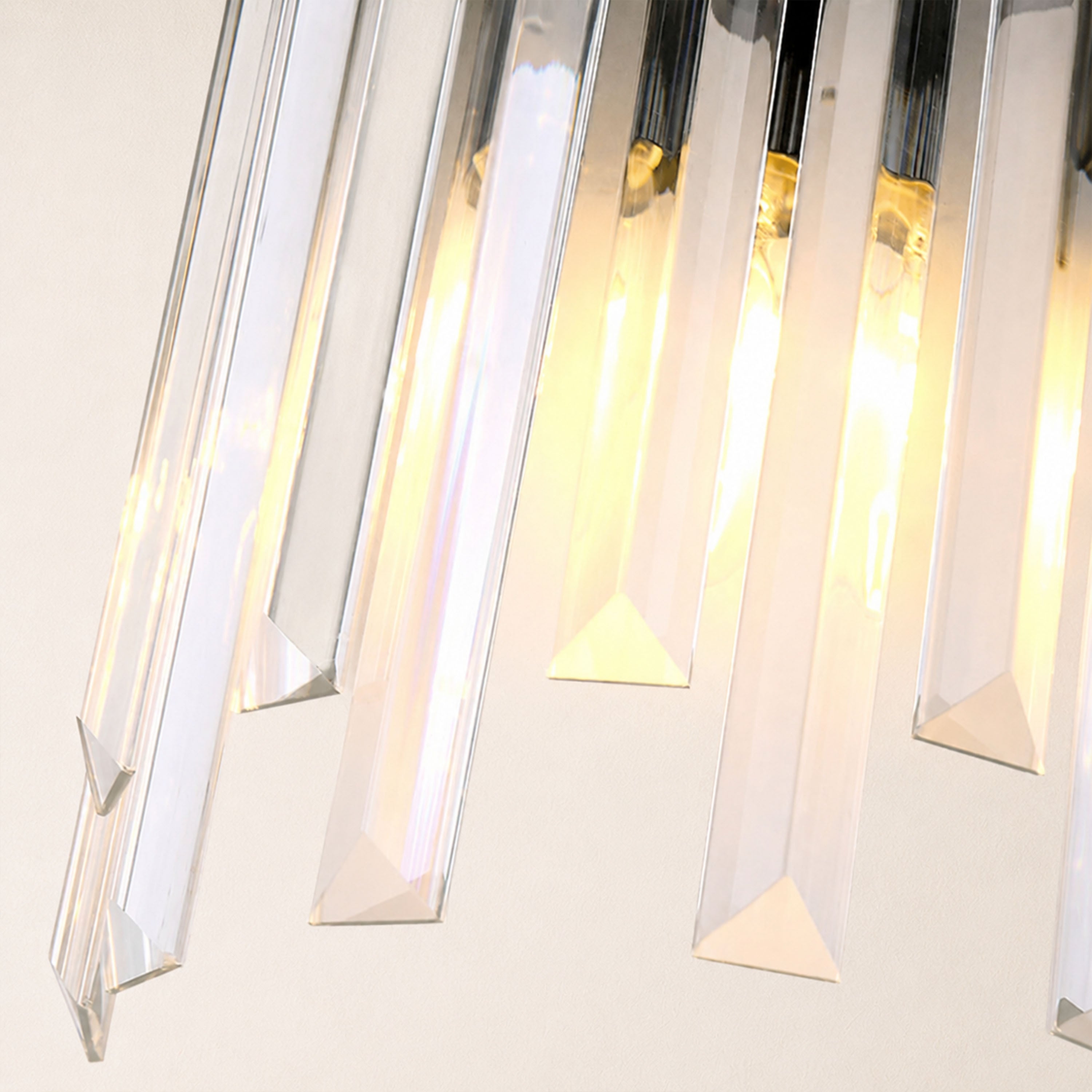 Oryana Crystal Icicle Wall Sconce 7.9"