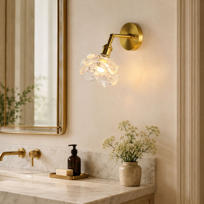 Floria Glass Adjustable Wall Sconce