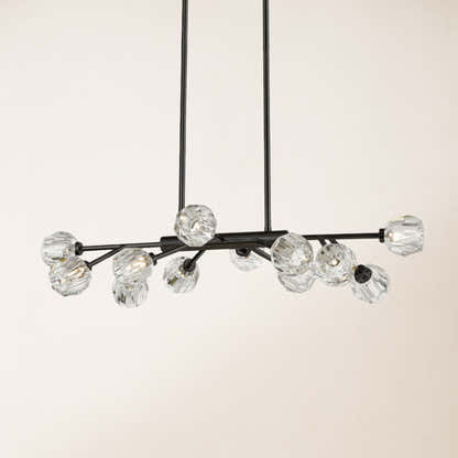Parisian Crystal Linear Chandelier 122 cm L