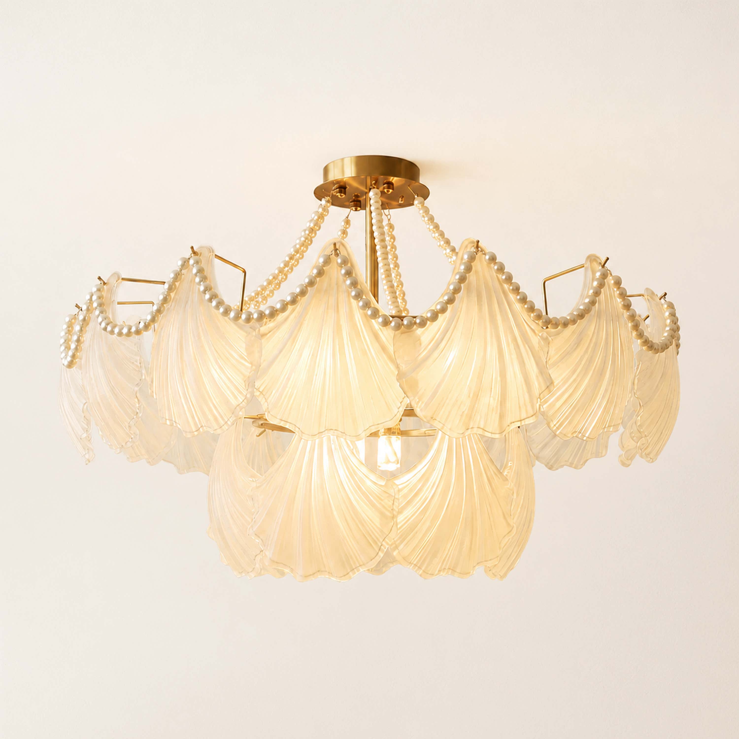 Marivelle Glass Shell Pendant