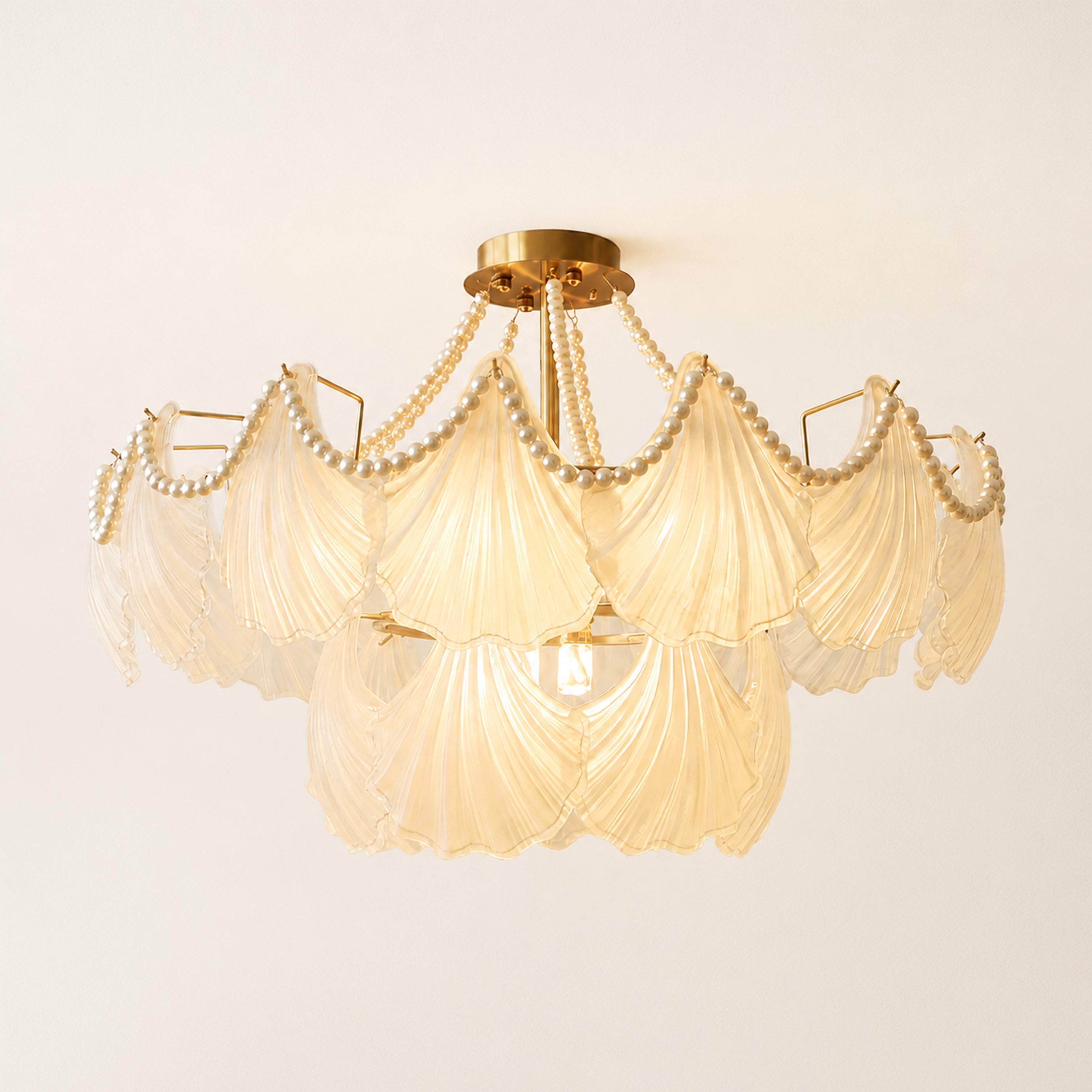 Marivelle Glass Shell Pendant