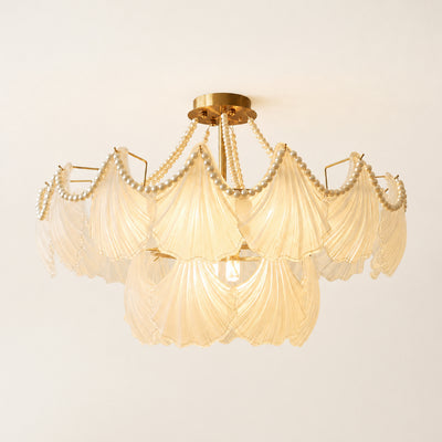 Marivelle Glass Shell Pendant