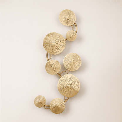 Sylira Metal Lotus Leaf Wall Sconce