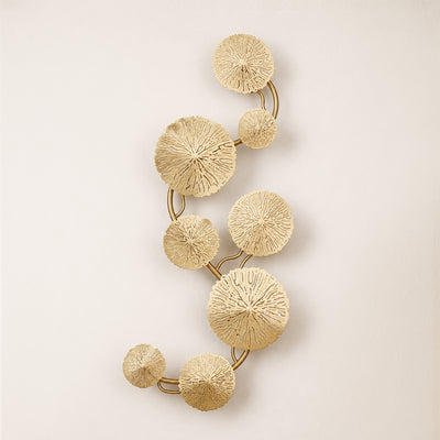 Sylira Metal Lotus Leaf Wall Sconce