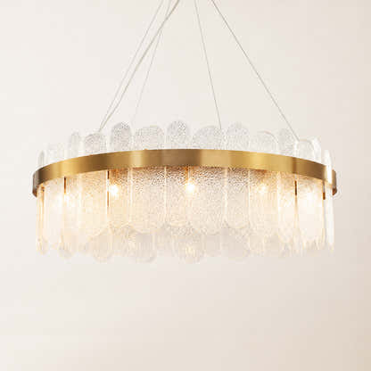 Prismora Glass Round Chandelier