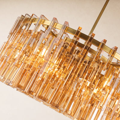 Cirelle Glass Round Chandelier 31.9"D