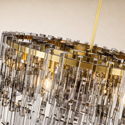 Cirelle Glass Round Chandelier 31.9"D