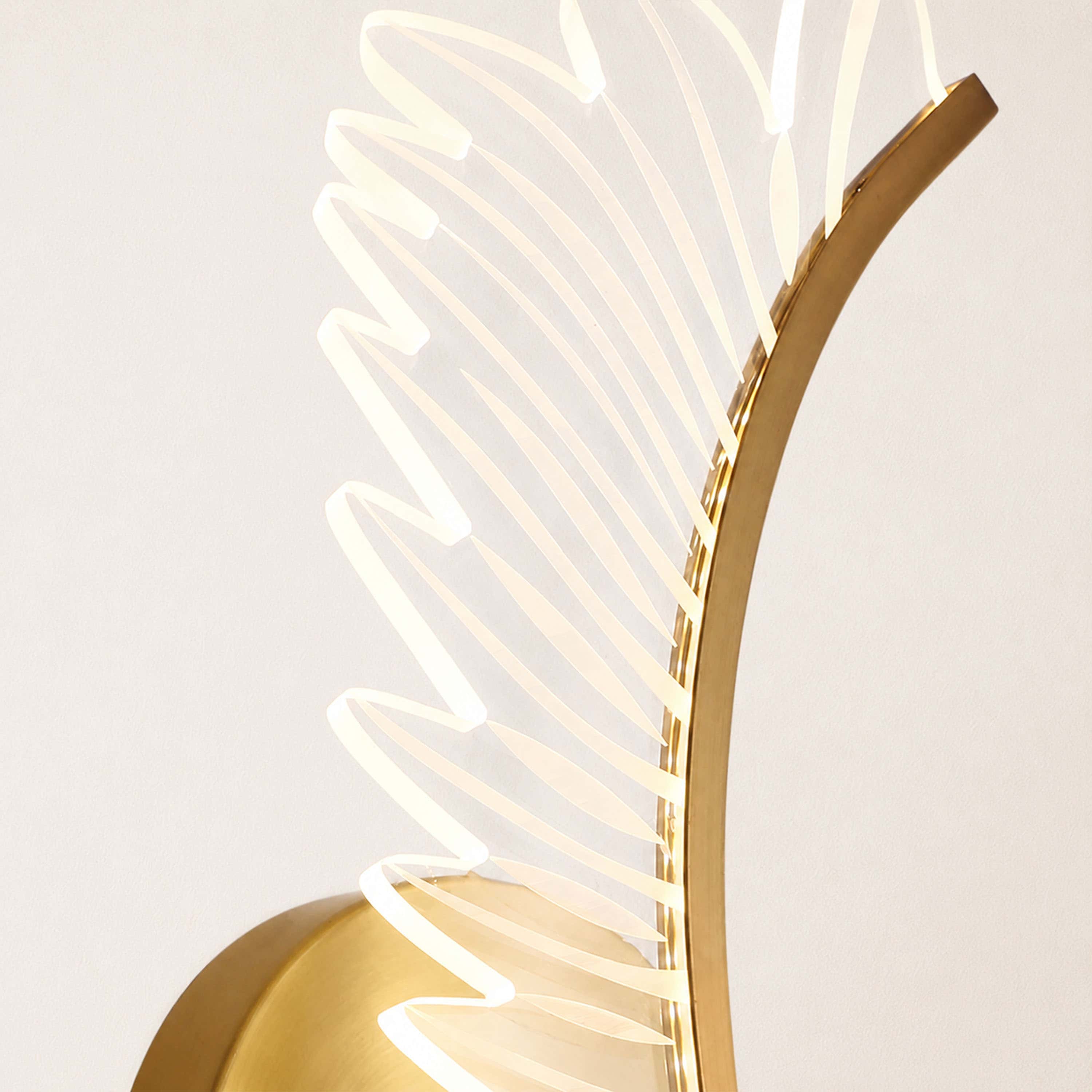 Pennata Acrylic Wing Wall Sconce